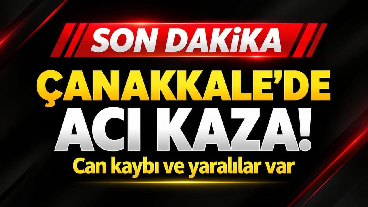 Çanakkale’de Acı Kaza: Minibüs Ağaca Çarparak Can Kaybı ve Yaralı Oluşturdu