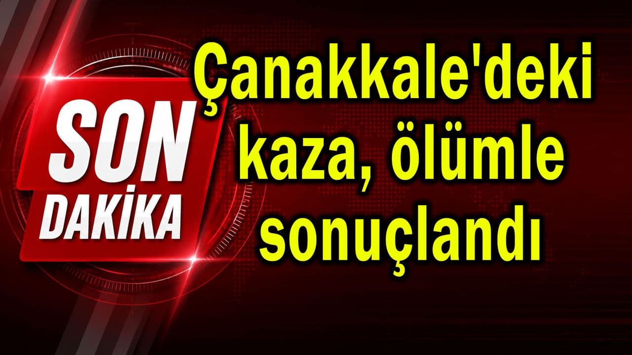 Çanakkale Gökçeada'da Minibüs Kaza Ölümle Sonuçlandı